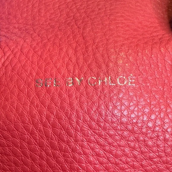 See By Chloe Pink and Black 2 Way Bag - Picture 2 of 9